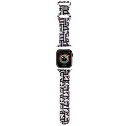 Hello Kitty Silicone Heads & Stripes Apple Watch szíj 38/40/41 mm (fekete)