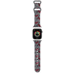 Hello Kitty Silicone Bows & Stripes Apple Watch szíj 38/40/41 mm (fekete)