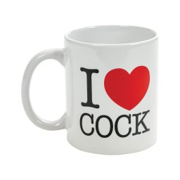 I Love Cock - bögre (fekete)
