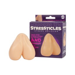 Stressticles - stesszoldó labda - herék (natúr)