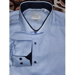 Eterna Meisterhaft 1863 comfort fit kék ing, 41