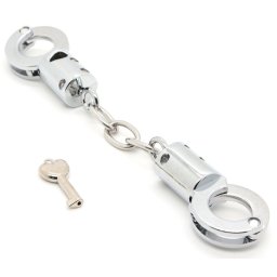 Fém hüvelykujjszorító kulccsal 18 mm S méret fekete