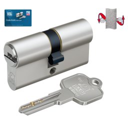 Basi-V55 40/45 EF-vészfunkciós zárbetét fúrt kulccsal