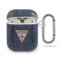 Guess GUACA2TPUJULDB AirPods tok, sötétkék – Jeans Collection
