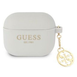 Guess GUA3LSC4EG AirPods 3 szilikon tok – Charm 4G Collection, szürke