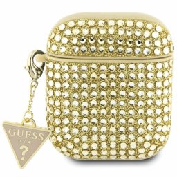 Guess GUA2HDGTPD AirPods 1/2 tok Rhinestone Triangle, arany