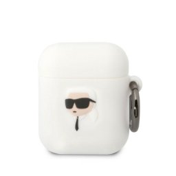 Karl Lagerfeld KLA2RUNIKH szilikon tok AirPods 1/2 készülékhez, fehér