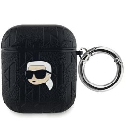 Karl Lagerfeld Monogram Karl Head tok AirPods 1/2 készülékhez (fekete)