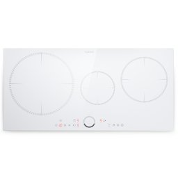 Klarstein Delicatessa 80, beépített indukciós főzőlap, 3 zóna, 6000 W, Paella zóna, üvegkerámia (CP4-Delica-80WH)