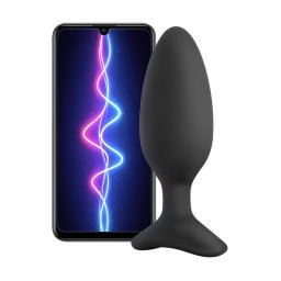 Lovense Análkúp Rezgő, App-vezérelt 44 mm fekete