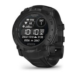 Garmin 010-02935-50 Instinct 3, 50mm Solar, Tactical Edition, Fekete, fekete szíjjal (ED)