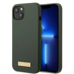 Guess GUHMP13MSBPLA iPhone 13 6,1 hüvelykes szilikon tok – zöld