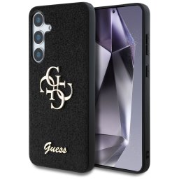 Guess Fixed Glitter Big 4G Metal Logo tok Samsung Galaxy S25 Plus készülékhez – fekete