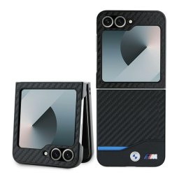 BMW Carbon Blue Line tok Samsung Galaxy Z Flip6 F741 (fekete)