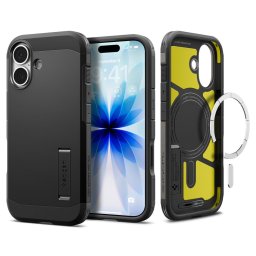 Spigen Tough Armor "T" MagSafe tok iPhone 17-hez (fekete)