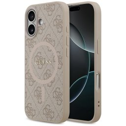 Guess 4G Ring Classic Logo MagSafe tok iPhone 17-hez (rózsaszín)