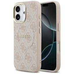 Guess 4G PU Classic Logo MagSafe tok iPhone 17-hez (rózsaszín)