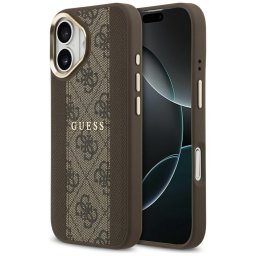 Guess 4G Stripe MagSafe tok iPhone 17-hez (barna)