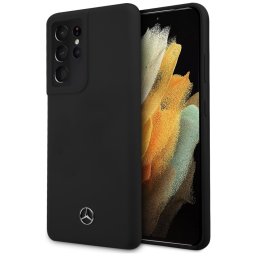 Mercedes szilikon tok Samsung Galaxy S21 Ultra készülékhez (fekete)