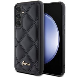 Guess tok Samsung Galaxy S23 FE S711 Quilted Metal Logo fekete