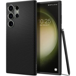 Spigen Liquid Air Case for Samsung Galaxy S23 Ultra (matt fekete)