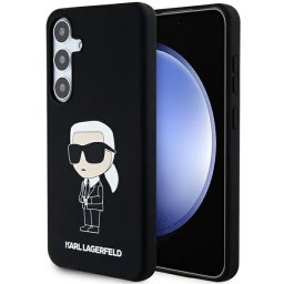 Karl Lagerfeld Silicone Ikonik case for Samsung Galaxy S24+ (fekete)