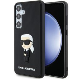 Karl Lagerfeld 3D Rubber Ikonik case for Samsung Galaxy S24 (fekete)