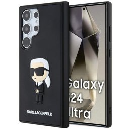Karl Lagerfeld 3D Rubber Ikonik Case for Samsung Galaxy S24 Ultra (fekete)