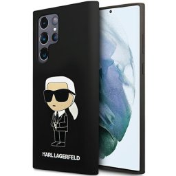 Karl Lagerfeld Silicone Ikonik case for Samsung Galaxy S24 Ultra (fekete)