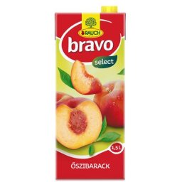 RAUCH Gyümölcsital, 20%, 1,5 l, RAUCH "Bravo", őszibarack