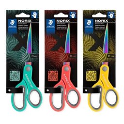 STAEDTLER Olló, általános, 21 cm, STAEDTLER "Norix(R) 965", vegyes színek