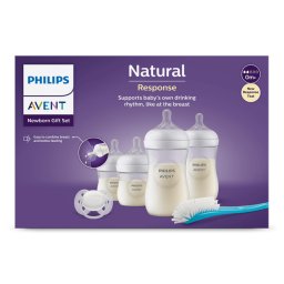 CSOMAGOLÁSSÉRÜLT Philips Avent SCD838/11 Natural Response újszülött kezdőszett (6 db)