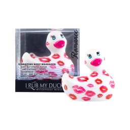 My Duckie Romance 2.0 - vízálló csikló vibrátor (fehér-pink)