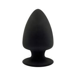 Silexd M - alakítható anál plug - 11 cm (fekete)