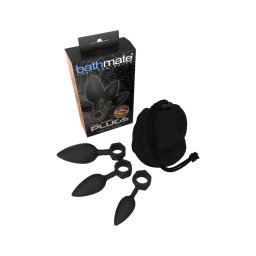 Bathmate Anal Training Plugs - anál plug szett (fekete)