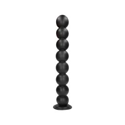 Ouch! Balls of Lust - óriás anál gyöngysor (fekete) - 55 cm