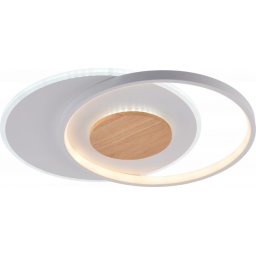 Optonica LED mennyezeti lámpa 54W CCT távirányítóval fehér-fa hatású - 19012