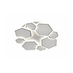 Optonica LED mennyezeti lámpa 68W CCT távirányítóval fehér-szürke - 12827