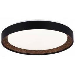 Optonica LED mennyezeti lámpa 54W 3CCT távirányítóval fekete-dió - 12856