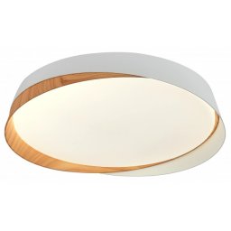 Optonica LED mennyezeti lámpa 36W 3CCT távirányítóval fehér-világos fa hatású - 12851