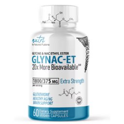 Nutri GlyNAC-ET – Glicin & NAC-etil-észter, 375 mg, 60 db vegán kapszula