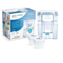 Aqua Optima Perfect Pour 8,2L-es türkiz vízadagoló 2 db Evolve szűrőbetéttel