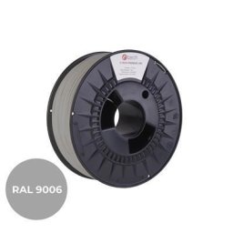 C-TECH PREMIUM LINE nyomdafonal (filament), PETG, fehér alumínium, RAL9006, 1, 75mm, 1kg