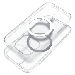 CLEAR Case 2mm MagSafe-kompatibilis tok kameravédelemmel iPhone 16 Pro - átlátszó