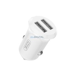 XO autós töltő CC67 12W 2x USB fehér