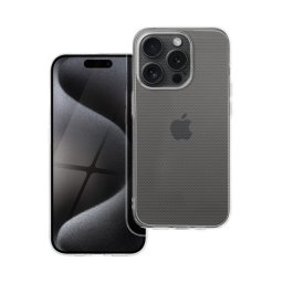 Clear 2mm iPhone 15 Pro tok átlátszó, (kamera védelemmel)
