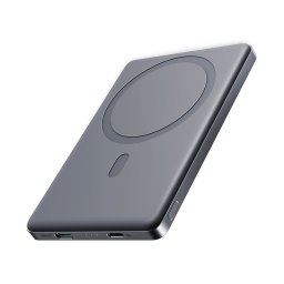 Joyroom JR-PBM08 5000 mAh 20 W powerbank vezeték nélküli töltéssel (szürke)