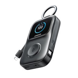 Joyroom JR-W19 5000 mAh powerbank 5 W-os vezeték nélküli óratöltéssel (fekete)