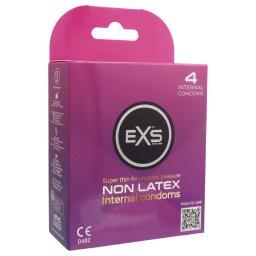 EXS Internal Condom - latexmentes női óvszer (4 db)