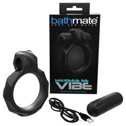 Bathmate Maximus Vibe 55 - akkus vibrációs péniszgyűrű (fekete)
